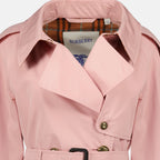 Bild des Burberry Damen Fitzrovia Kurzen Trenchcoats in Pink - Frühling-Sommer 2026 - Detailansicht_2