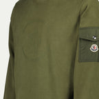 Sweatshirts Pocket Sweatshirt Moncler Khaki Homme