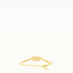 Bijoux フェンディ O'Clock ゴールド ブレスレット クリスタル付き Fendi Doré Femme