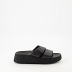 Open shoes Almina Sandals Birkenstock Black Femme
