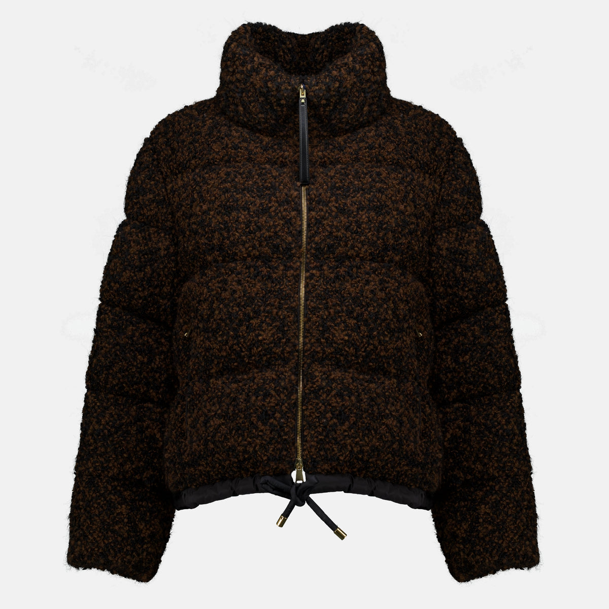 Manteaux Doudoune en tweed Trascendance Moncler Marron Femme