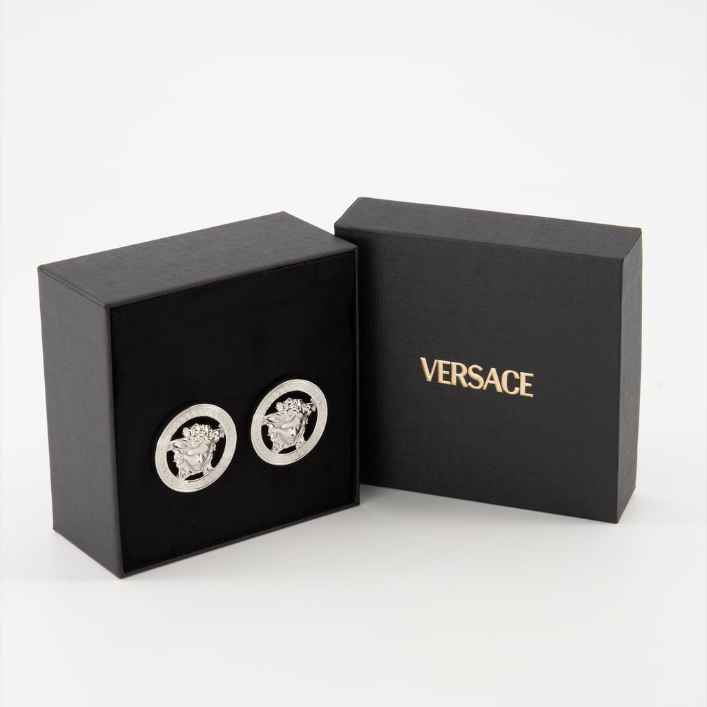 Bijoux Boucles d'oreilles Medusa '95 Versace Argenté Femme