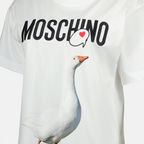 T-Shirts Goose T-Shirt Moschino Weiß Femme