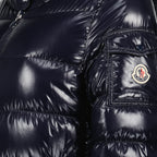 Manteaux Giacca in Piuma Courcelles di Lunghezza Media Moncler Bleu Femme