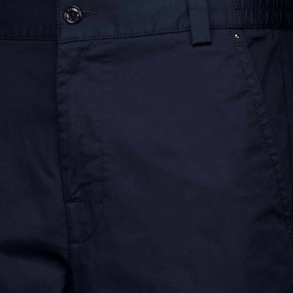 Pantalons Pantalon en coton bleu marine Moncler Bleu foncé Homme