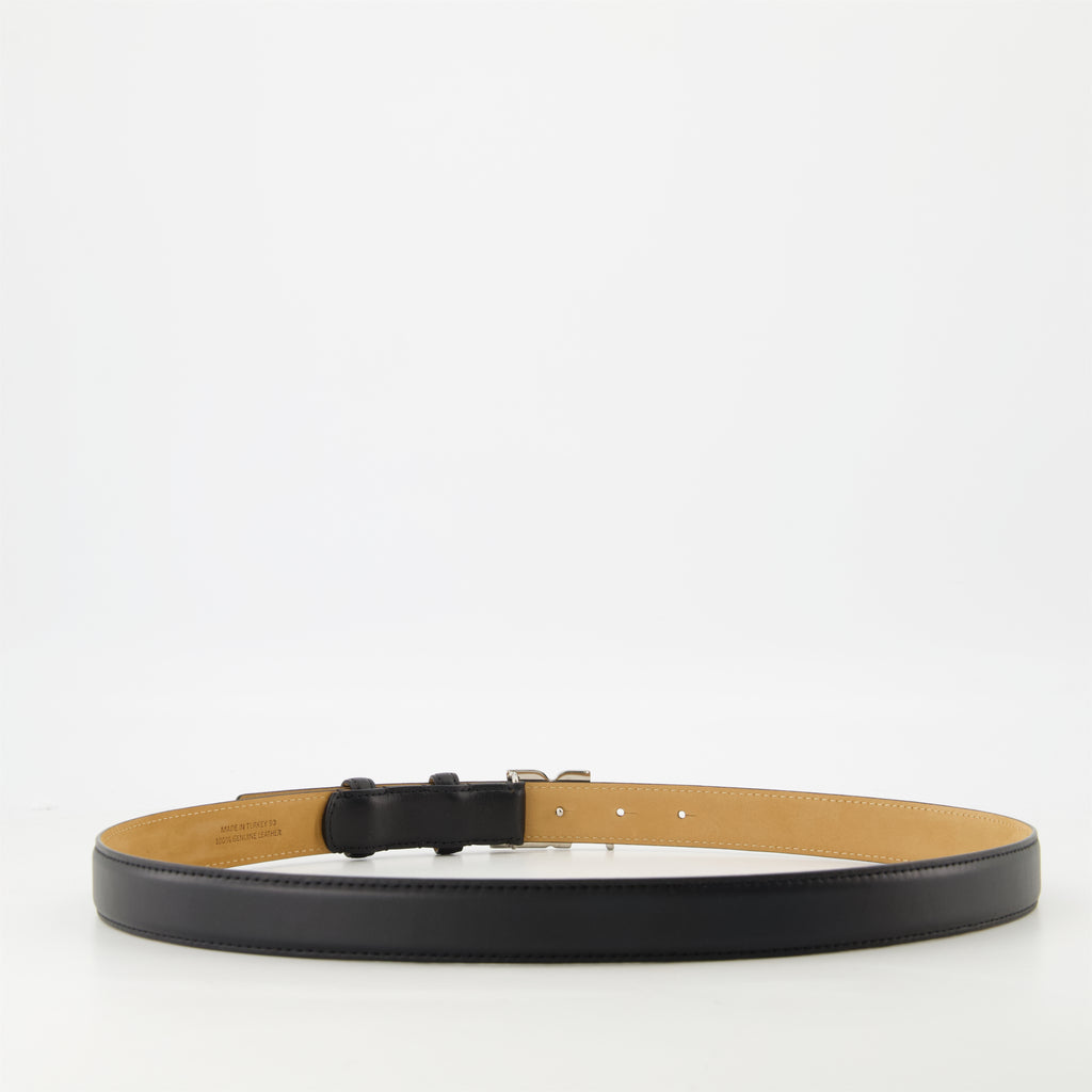 ベルト ACレザーベルト Courrèges 黒 Homme