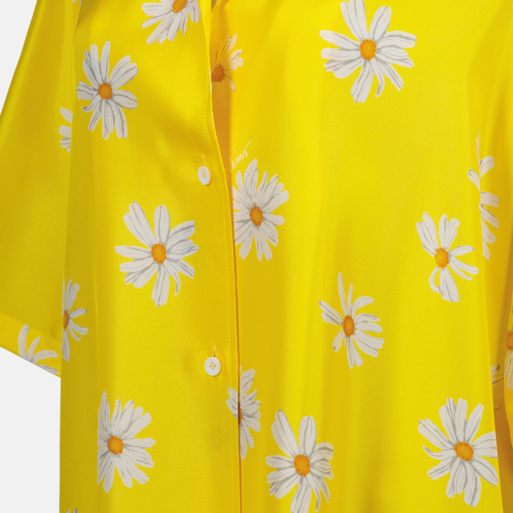 Shirts Daisy Shirt Moschino Yellow Femme