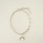 Bijoux 실버 문 네크리스 Marine Serre Argenté Unisexe