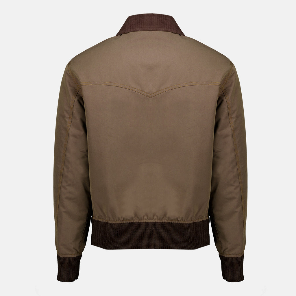 Vestes Brown Denim Jacket Prada Marron Homme