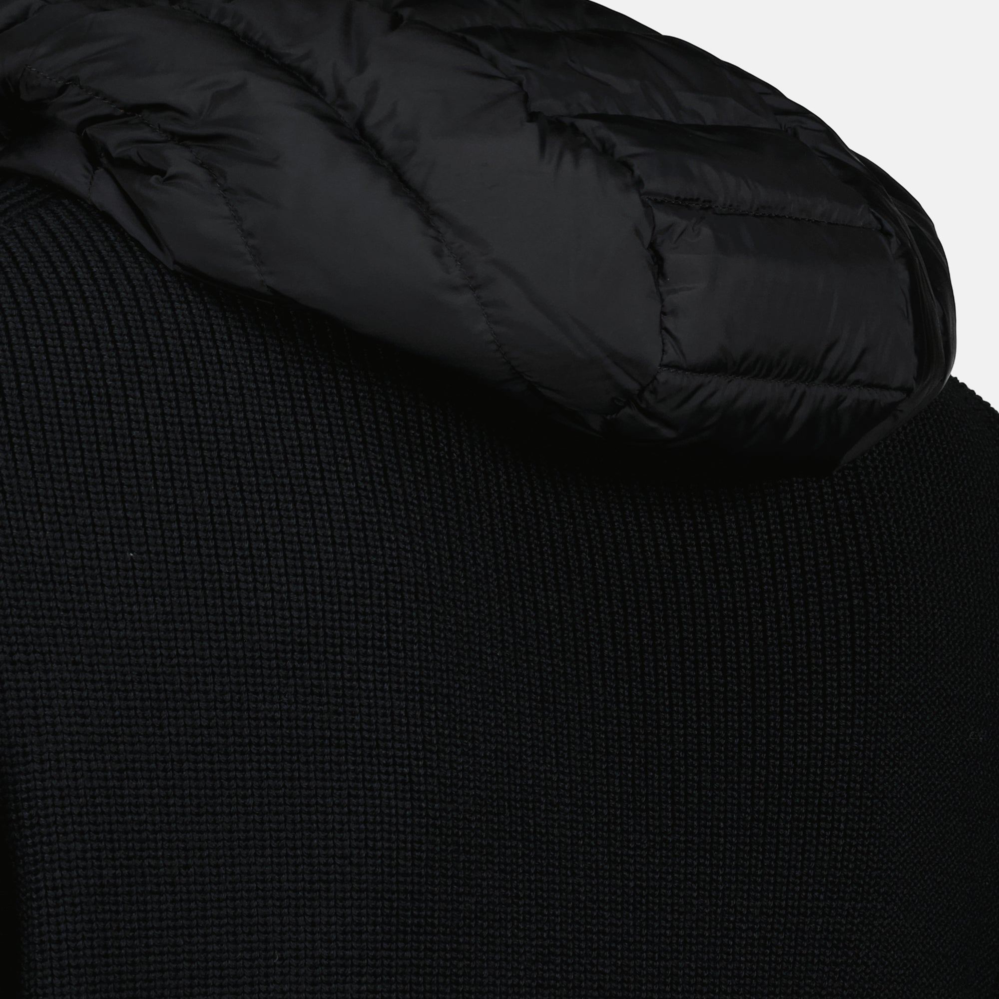 Maille Cardigan zippé Moncler Noir Homme