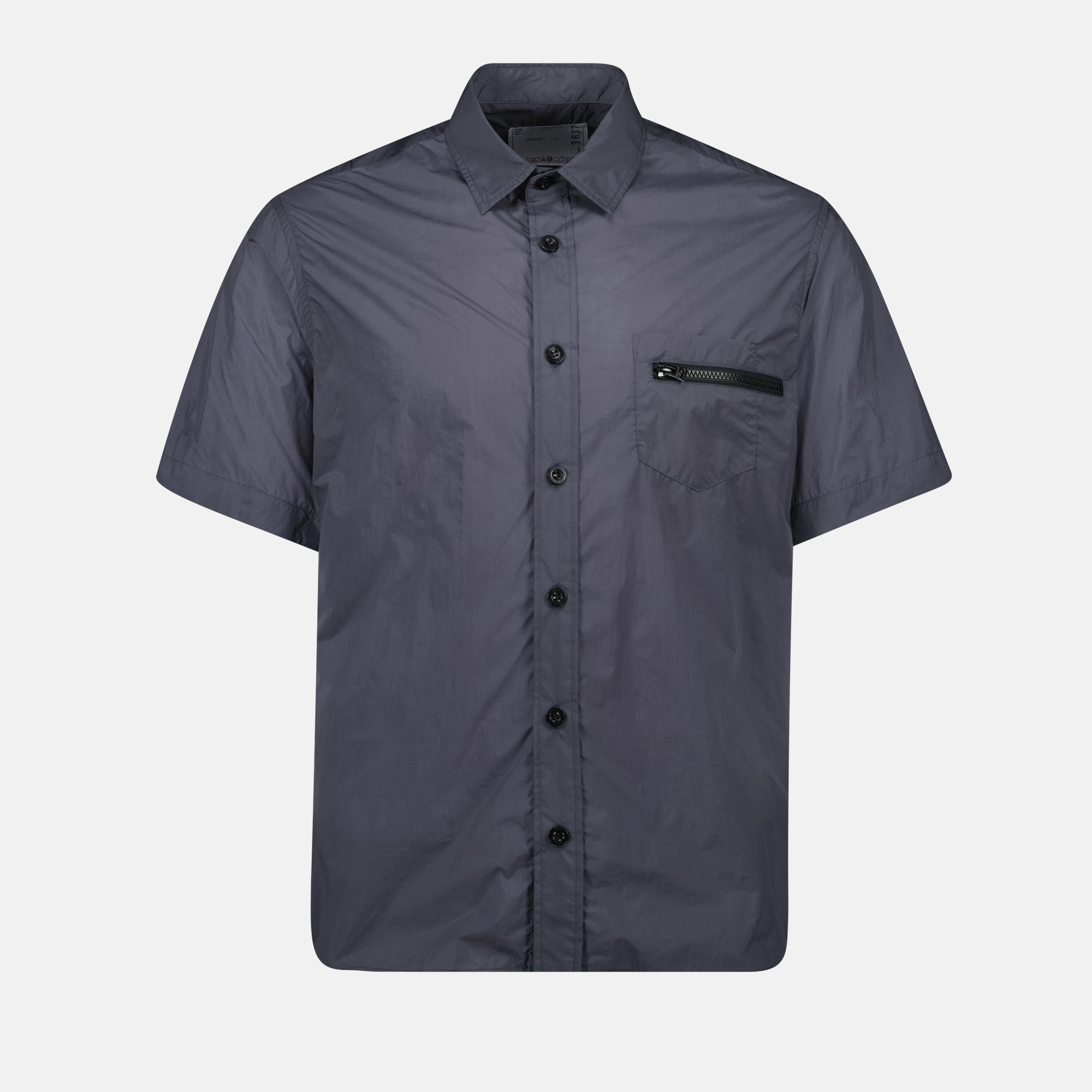 Chemises Chemise en nylon Sacai Bleu foncé Homme