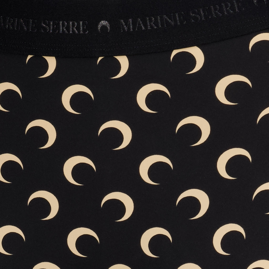 Pantalons Leeging imprimé Moon Marine Serre Noir Femme