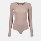 Tops Long Sleeve Body Mm6 Beige Femme