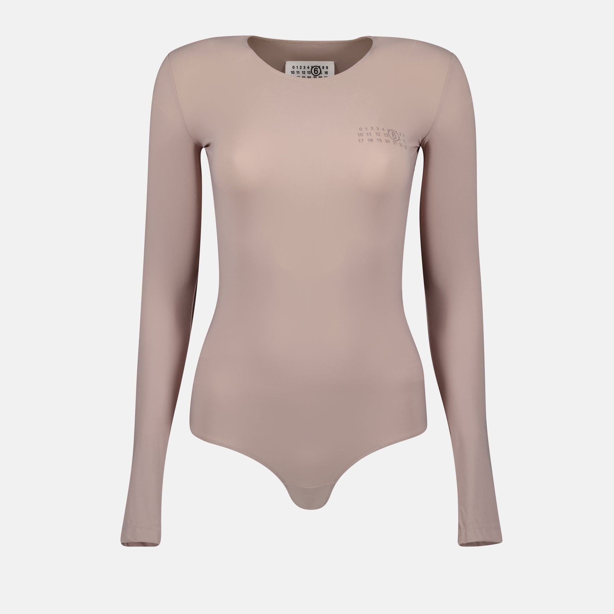 Tops Long Sleeve Body Mm6 Beige Femme