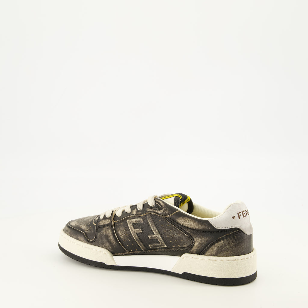 Baskets Baskets Fendi Match Fendi Gris Femme