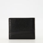 Piccola pelletteria Portafoglio in Pelle Texturizzata Dior Nero Homme