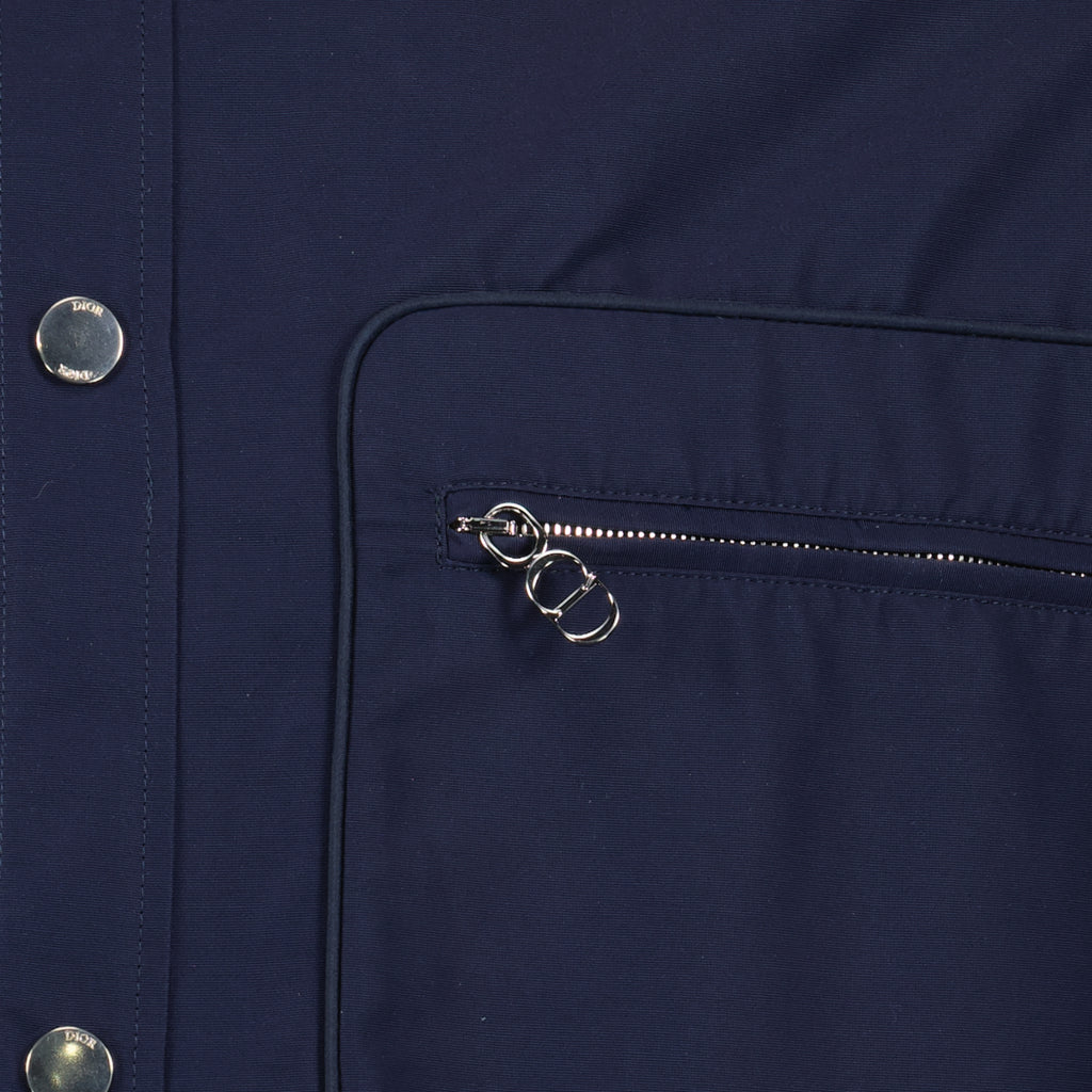 Camisas Camisa Bordada Dior Couture Dior Azul Homme