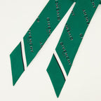 Écharpes, foulards et gants Cinta para el cabello de seda verde Shadow Givenchy Vert Femme