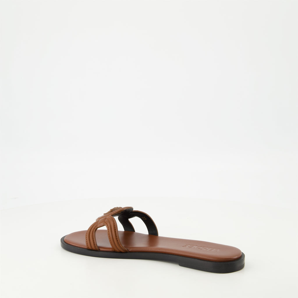 Chaussures ouvertes Sandales Medusa '95 Versace Marron Femme