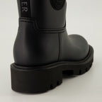 Bottines Mini Bottes Kickstream de pluie Moncler Noir Femme