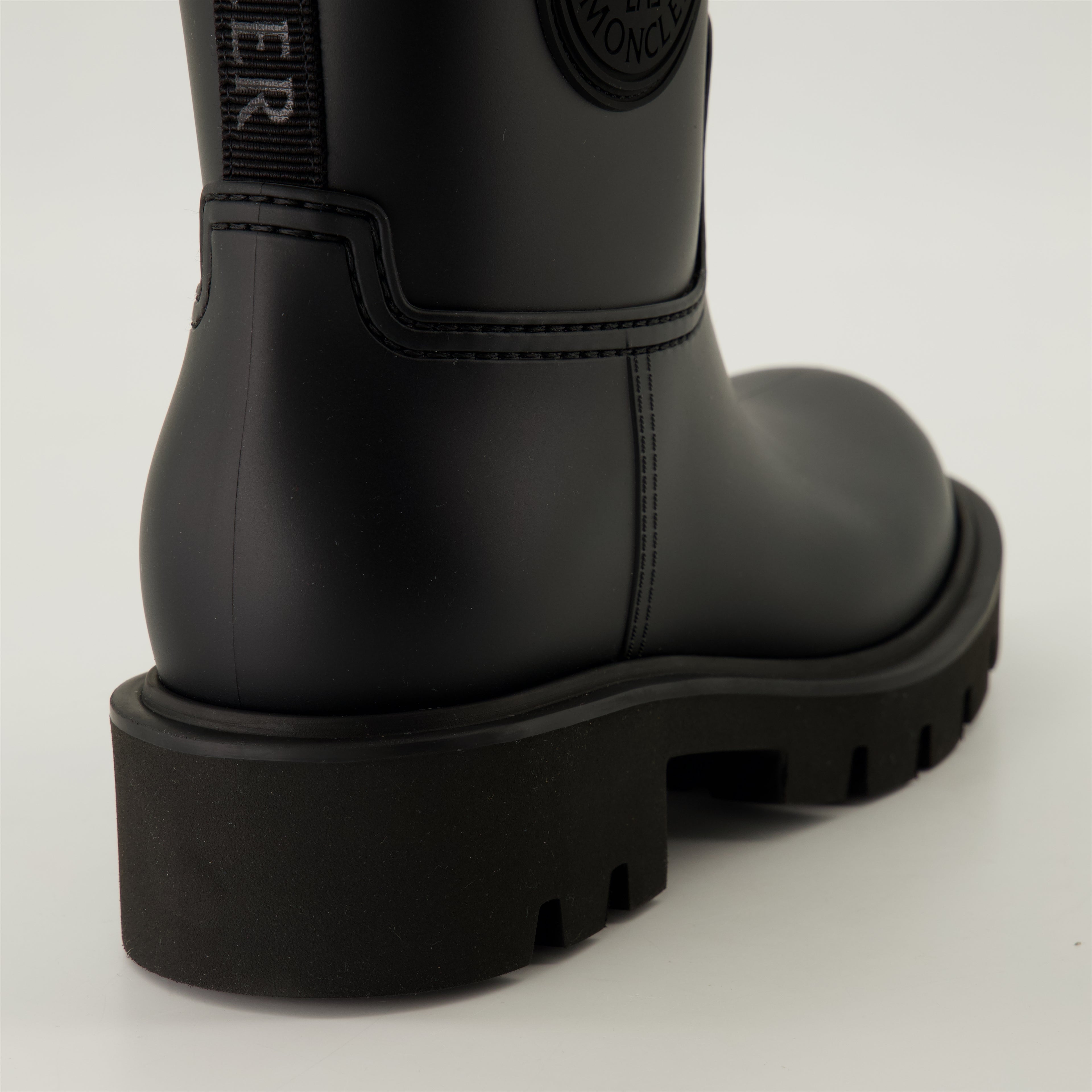 Bottines Mini Bottes Kickstream de pluie Moncler Noir Femme
