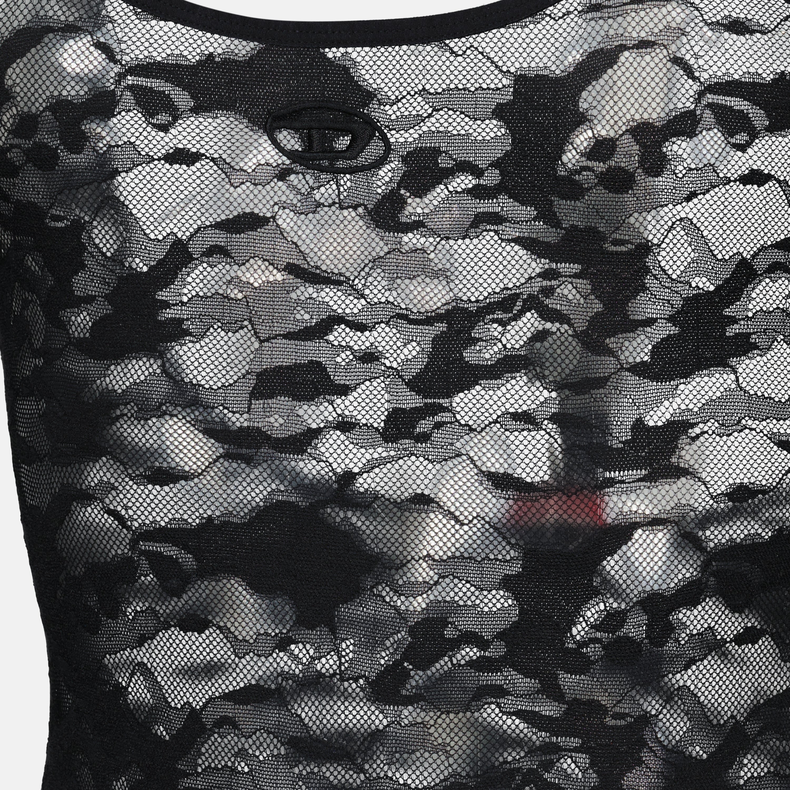 Tops Megan Lace Bodysuit Diesel Black Femme