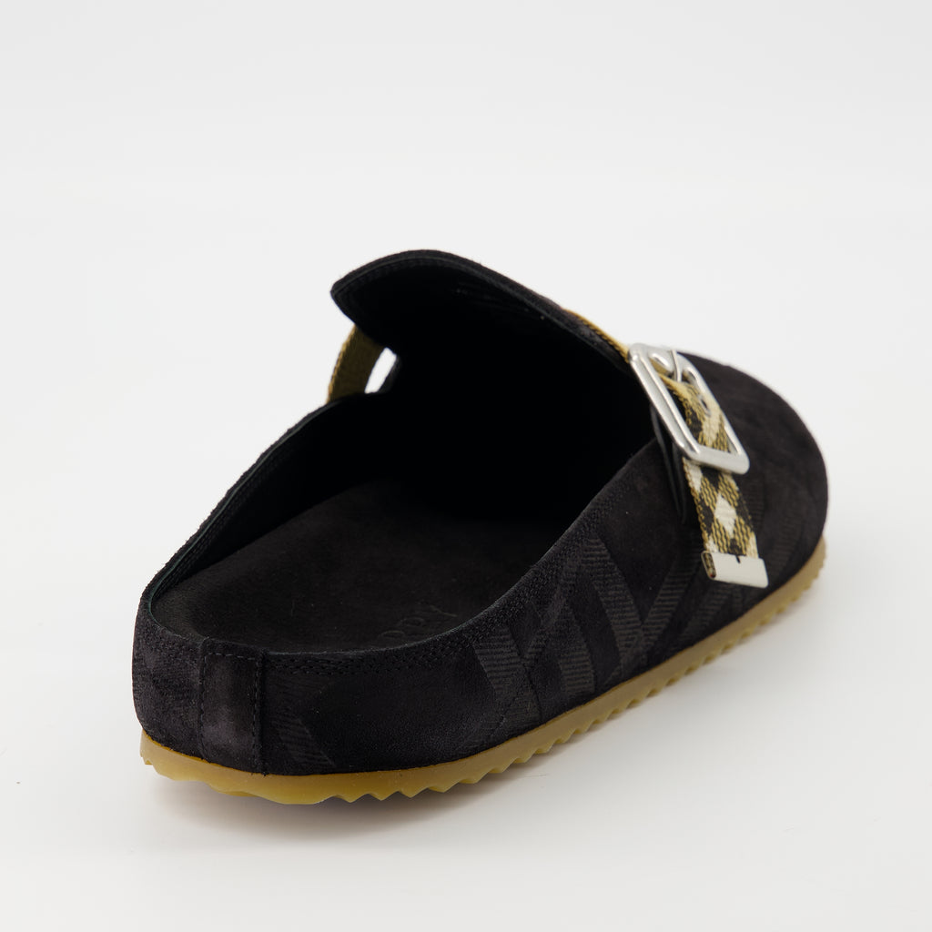 Chaussures ouvertes Sabots Urchin Burberry Noir Homme