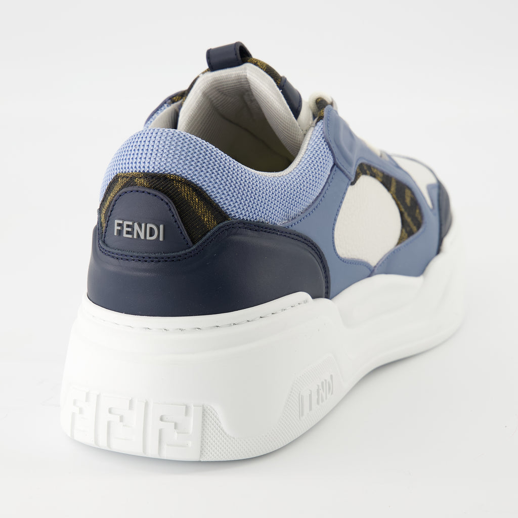 Baskets Baskets Fendi Force Fendi Bleu Homme