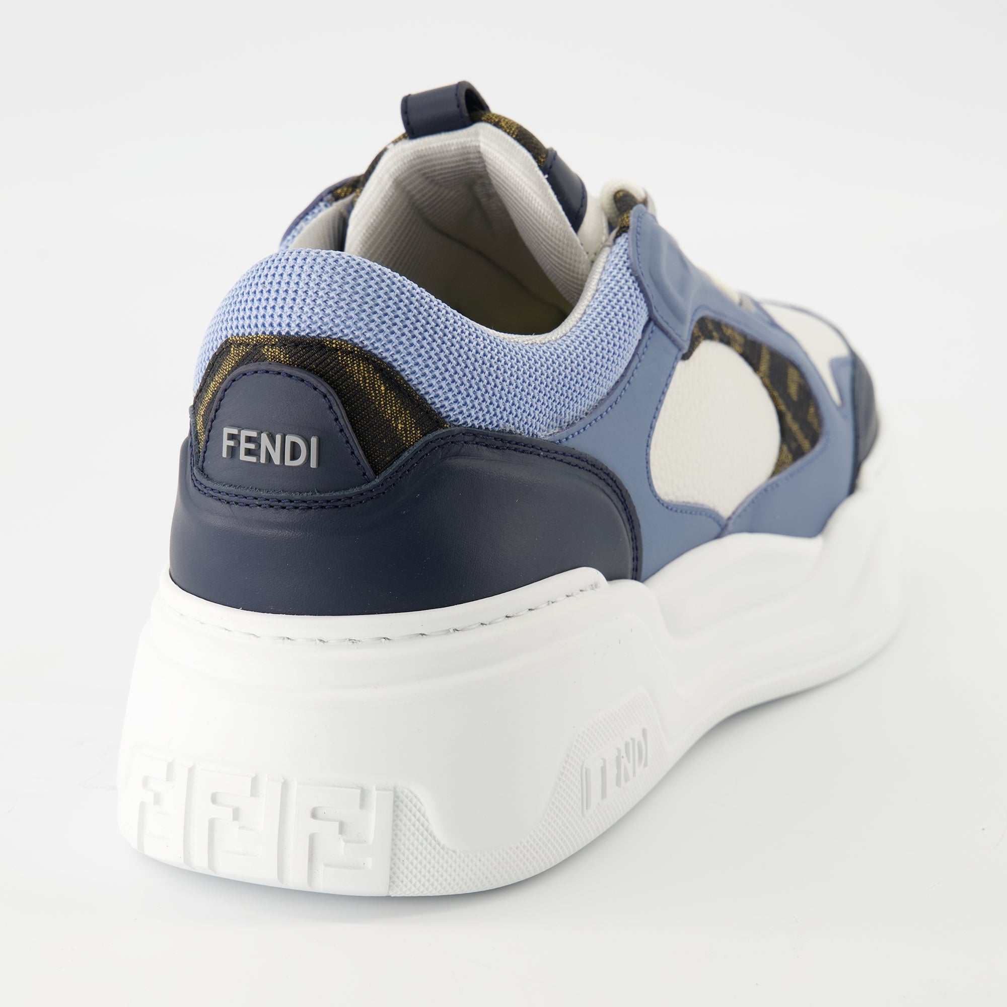 Baskets Baskets Fendi Force Fendi Bleu Homme
