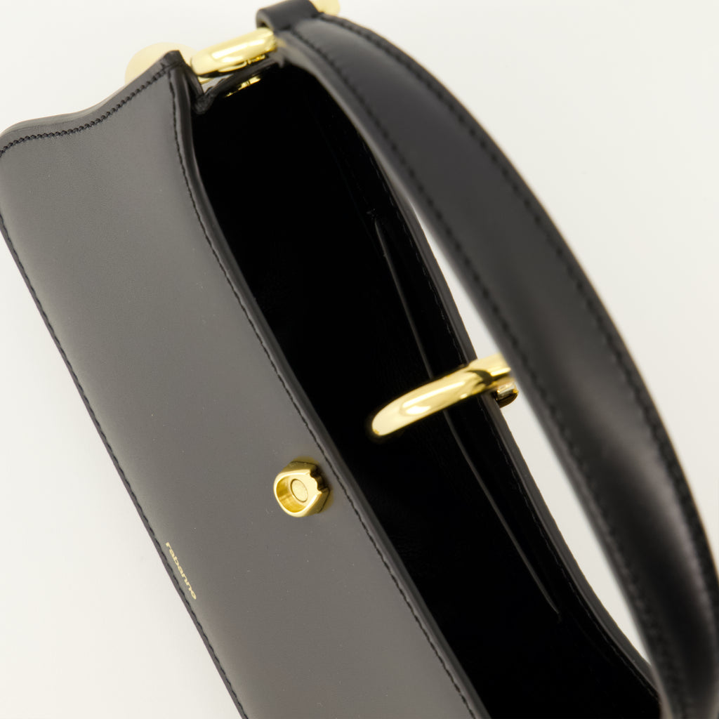 Sacs à main et épaule Mini sac en cuir noir Rabanne Noir Femme