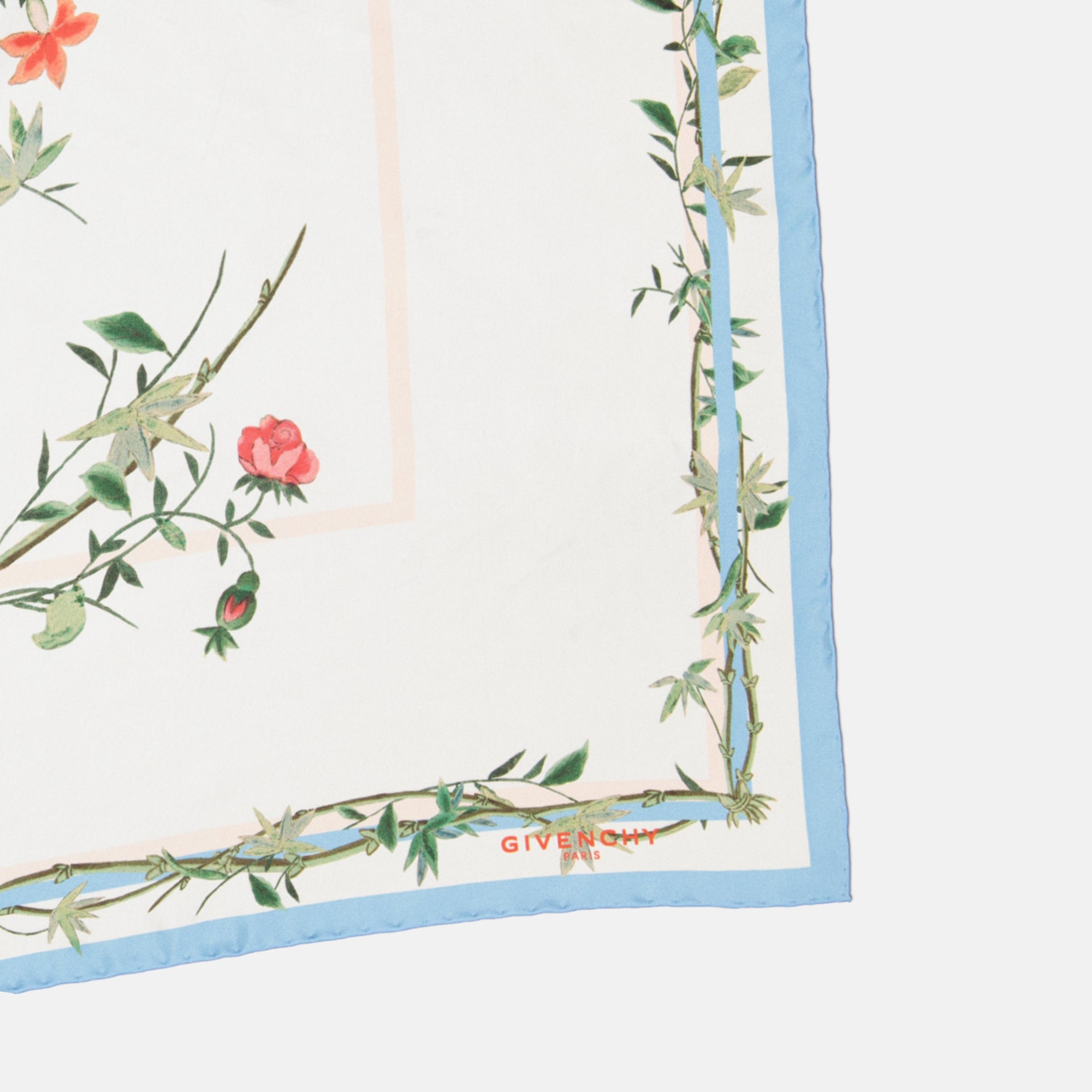 Imagem do Chal Impressão Floral da Givenchy para Senhora - Coleção Outono-Inverno 2025 - Vista Detalhada 4