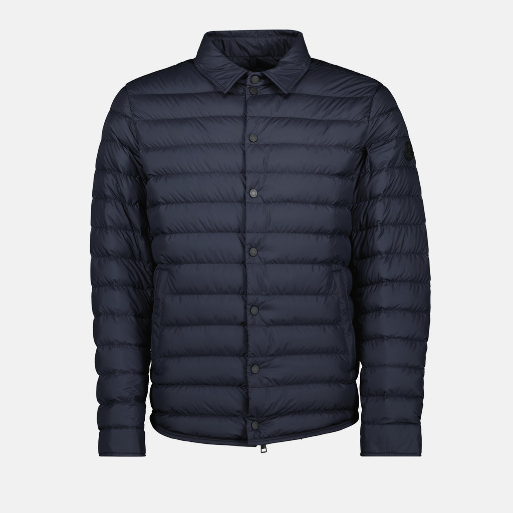 Manteaux Doudoune Bourdon Moncler Bleu foncé Homme