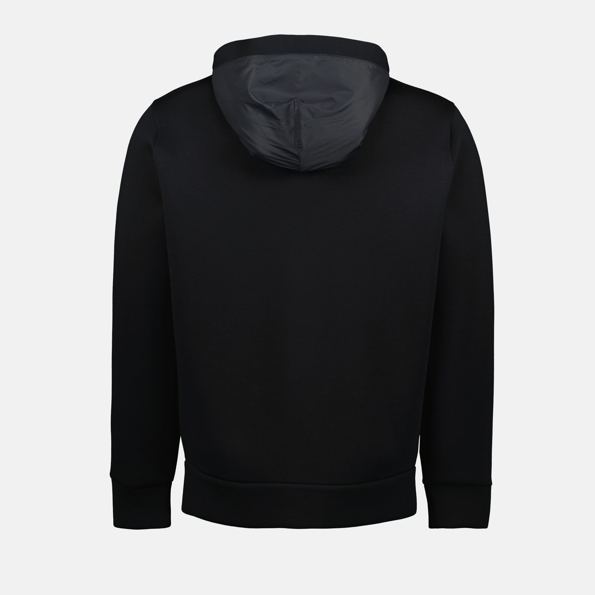 Felpe Felpa in Neoprene con Zip Moncler Nero Homme