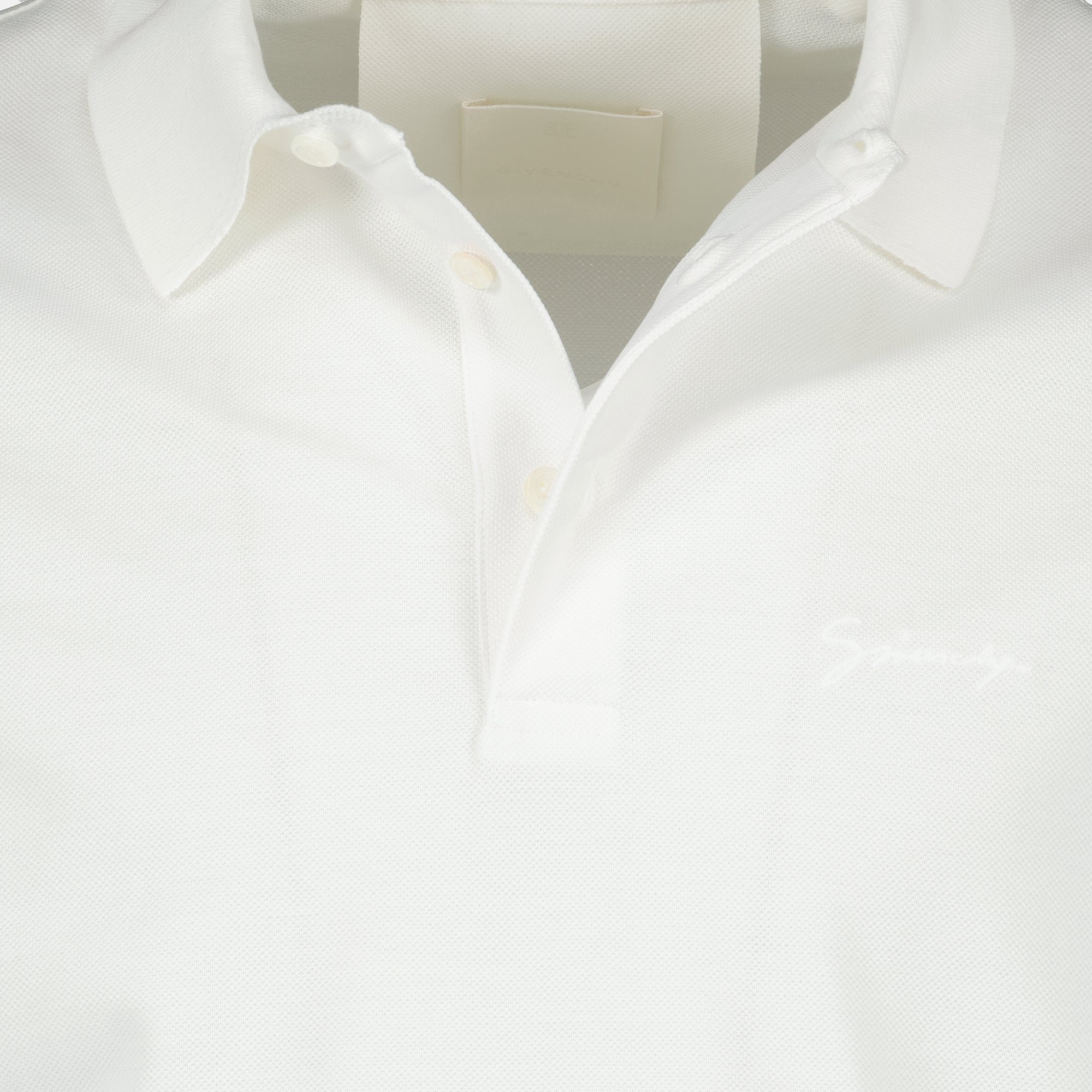 Polos Polo brodé Givenchy Blanc Homme