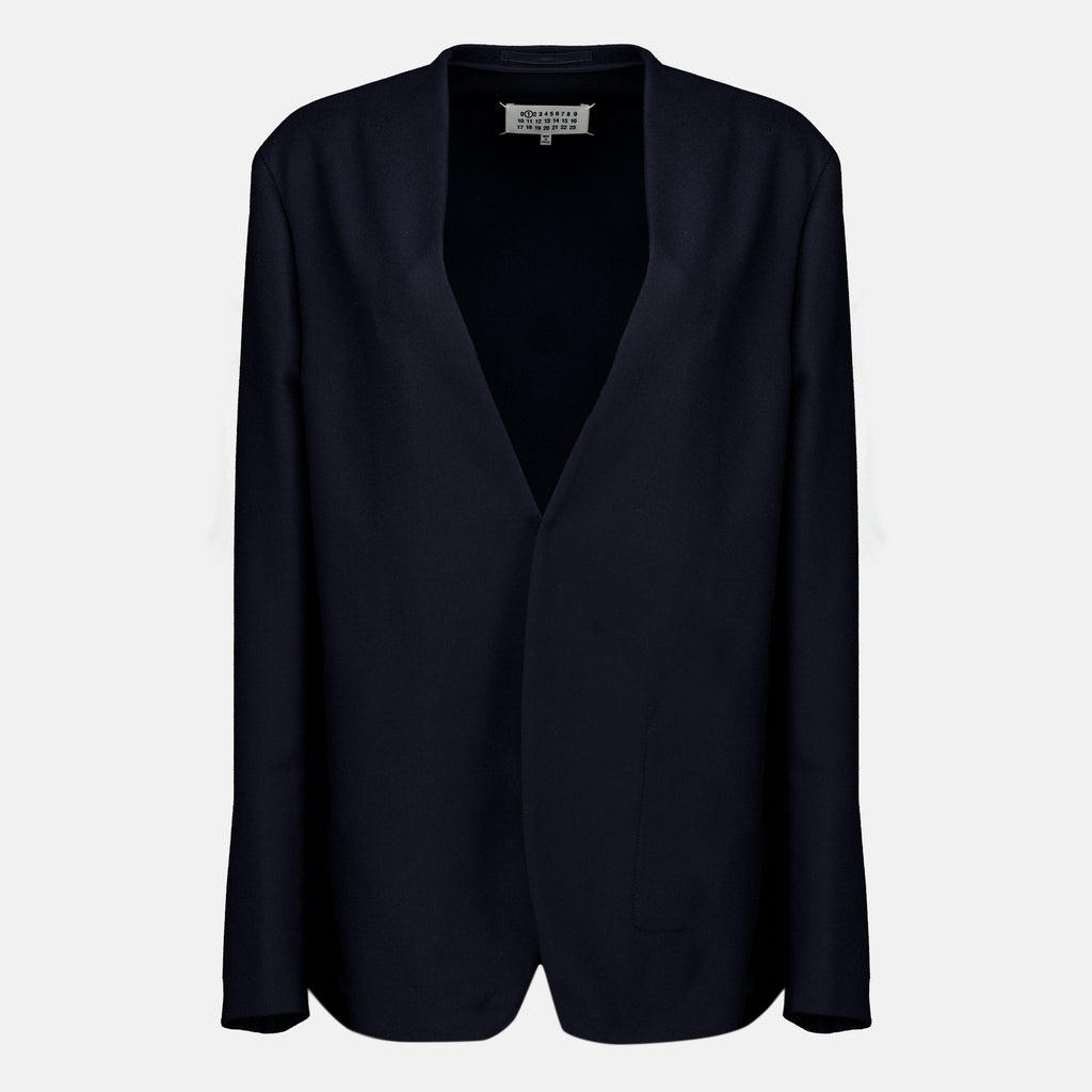 Vestes Giacca in lana blu marina Maison Margiela Bleu foncé Femme