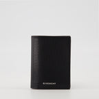 Petite maroquinerie Porte-cartes 4G en cuir Givenchy Noir Homme