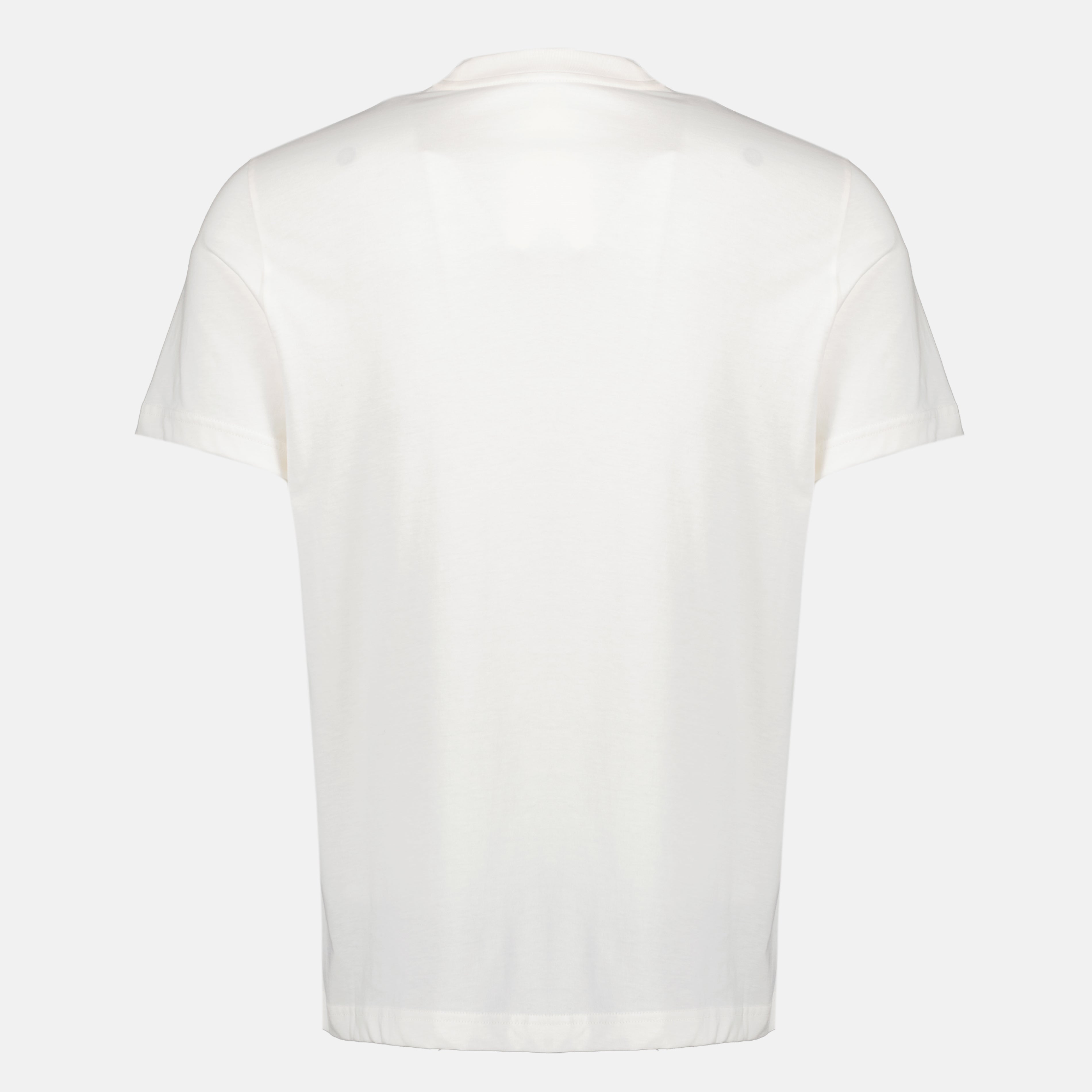 T-shirts T-shirt à logo imprimé blanc Moncler Blanc Homme