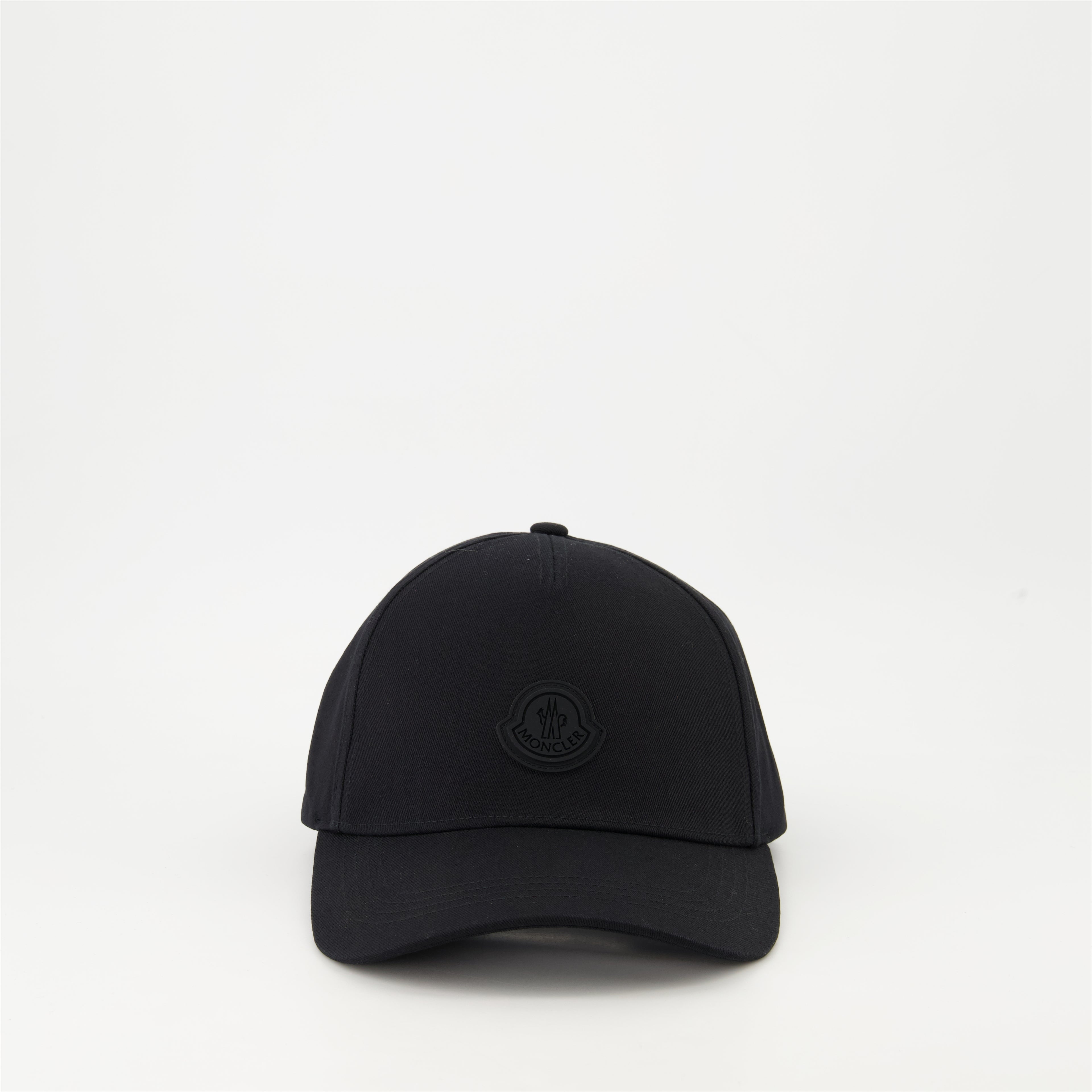 Chapeaux, casquettes et bonnets Casquette à logo Moncler Noir Homme