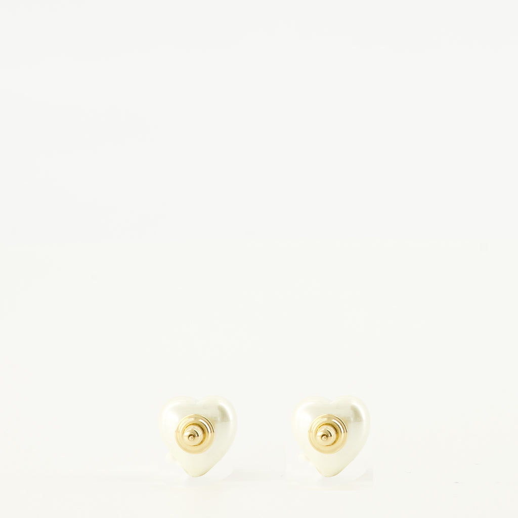 Bijoux Vlogo Metall Ohrringe mit Perlen und Swarovski® Kristallen Valentino Garavani Doré Femme