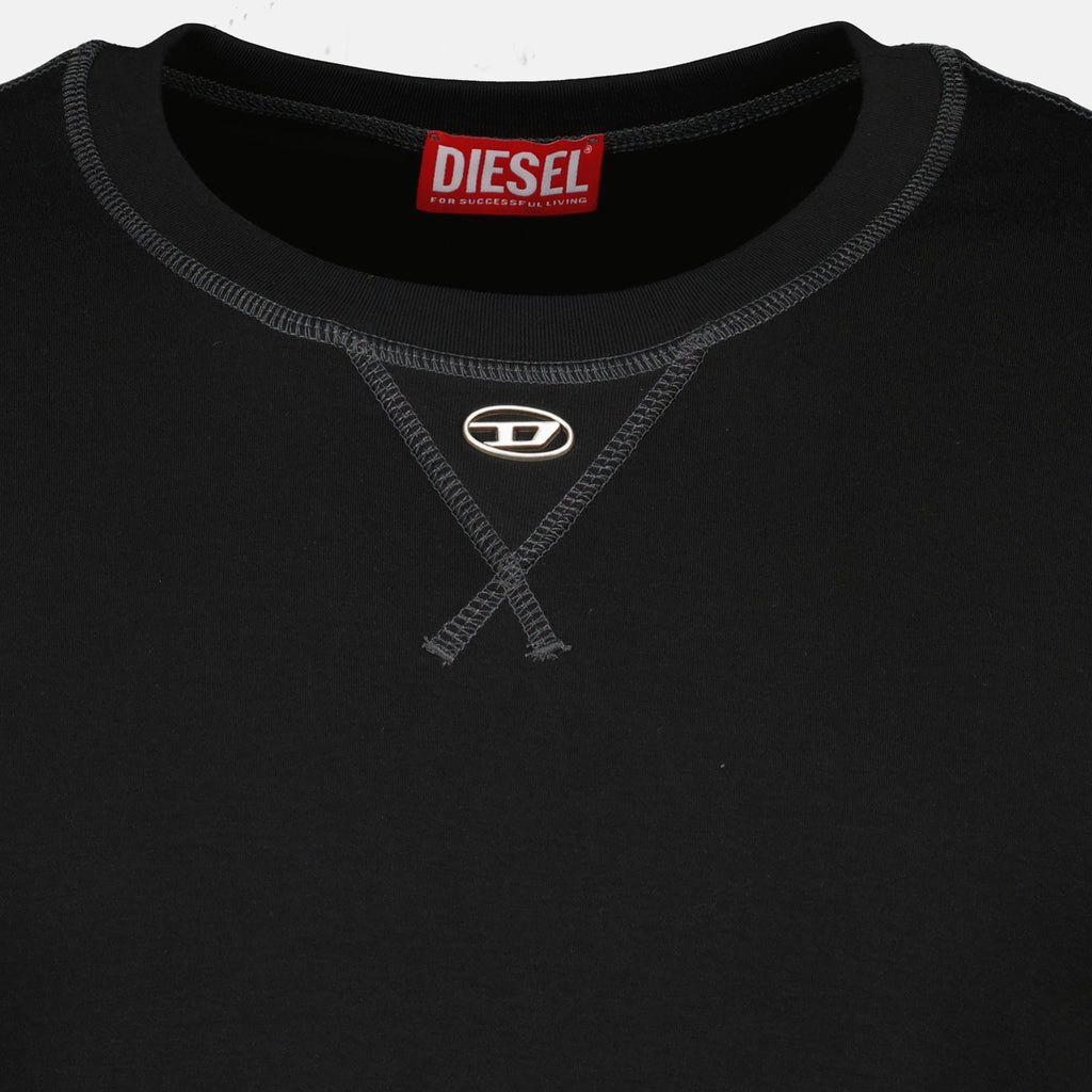 Image de l'article T-shirt T-Madjust noir de la marque Diesel pour Homme - Saison Printemps-Été 2026 - Vue détaillée_2