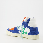 Sneaker OMIA065F22LEA002 0145 white blue Off-White Azul Homme