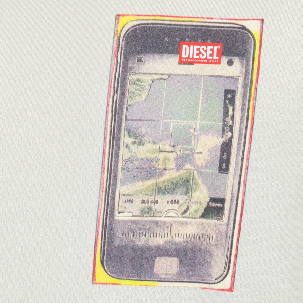 Image de l'article T-shirt T-Adjust gris de la marque Diesel pour Homme - Saison Printemps-Été 2026 - Vue détaillée_1