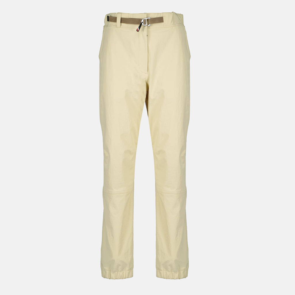 Pantalons Beige Nylon Hosen Moncler Grenoble Beige Femme