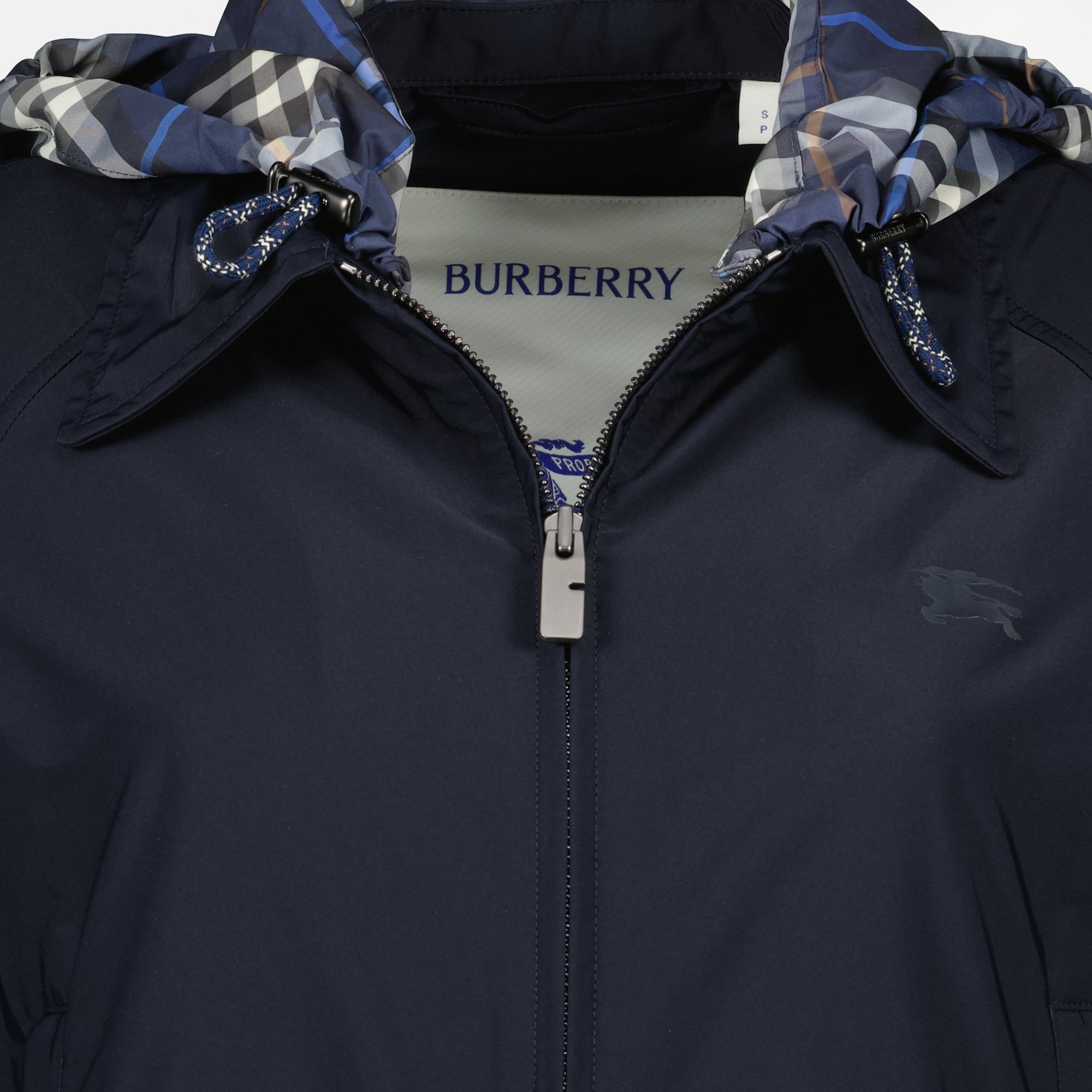 Image de l'article Veste Newcott bleu marine de la marque Burberry pour Femme - Saison Printemps-Été 2026 - Vue détaillée_2