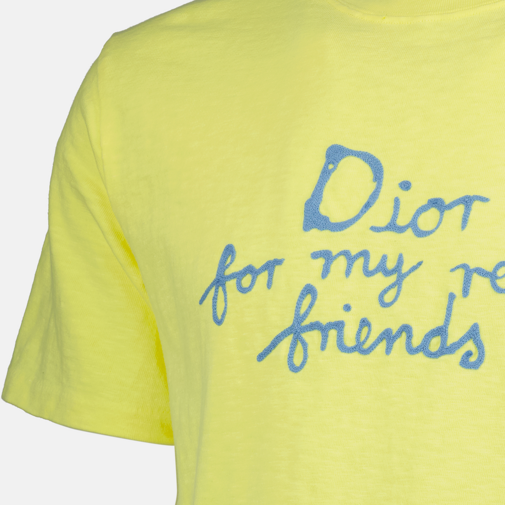 T-Shirts Dior und Hylton Nel T-Shirt Dior Gelb Homme
