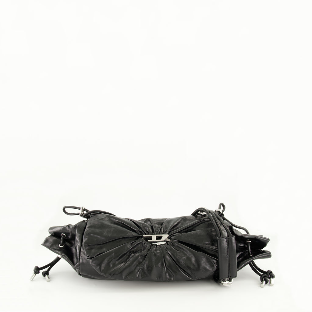 Sacs à main et épaule Sac Scrunch-D en cuir Diesel Noir Femme