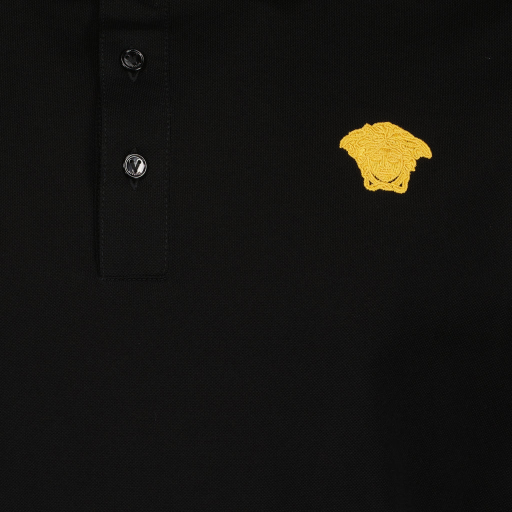 Polos Medusa Polo Versace Preto Homme