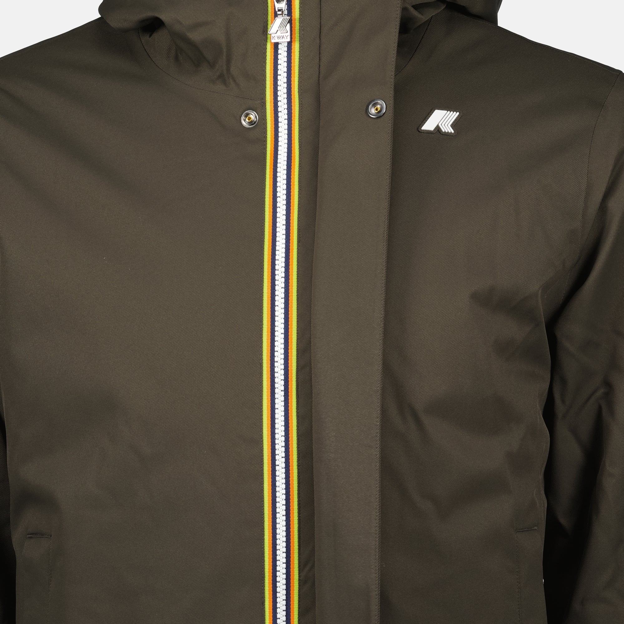 Bild der K-Way Jacko Twill Marmota Jacke für Herren - Herbst-Winter 2025 - Detaillierte Ansicht_1