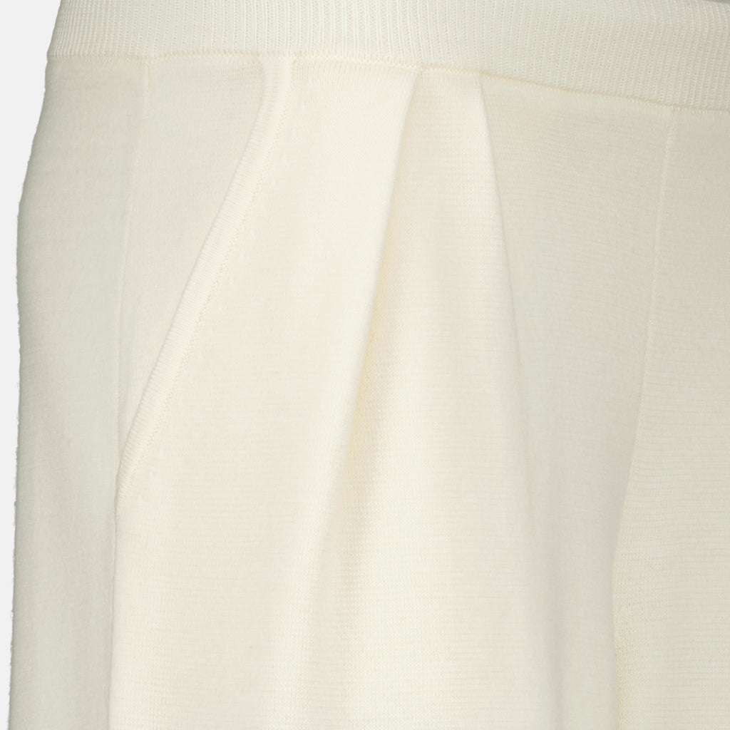 Image of the article White Mesh Pants by Max Mara for Women - Spring-Summer Season 2026 - Detailed View_2
