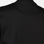 T-shirts T-Shirt Nera Stampata in Cotone Fendi Noir Homme